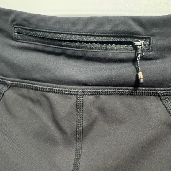 Lululemon Cropped Mesh Panel Pocket Leggings Black - Picture 5 of 9